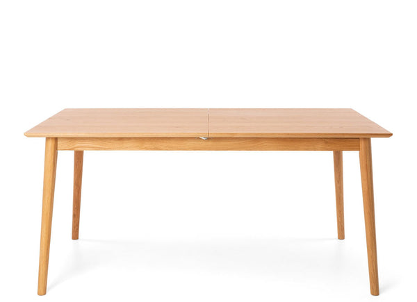 nordic extendable wooden dining table 160cm