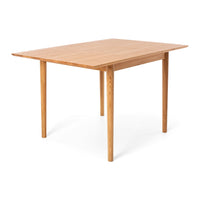 nordic extendable wooden dining table 90cm 5