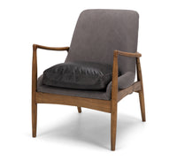 dune lounge chair canvas charcoal 1