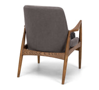 dune lounge chair canvas charcoal 4