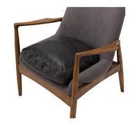 dune lounge chair canvas charcoal 5
