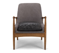 dune lounge chair canvas charcoal 6