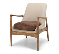dune lounge chair canvas cement 1