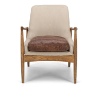 dune lounge chair canvas cement 6