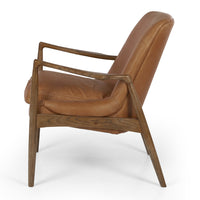 dune lounge chair cognac leather 2