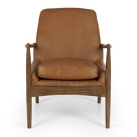 dune lounge chair cognac leather 4