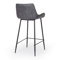 vortex bar stool vintage grey 4