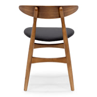 oslo wooden chair walnut 4