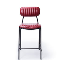 retro bar stool vintage red