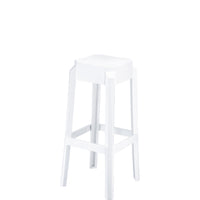 siesta fox bar stool 75cm white