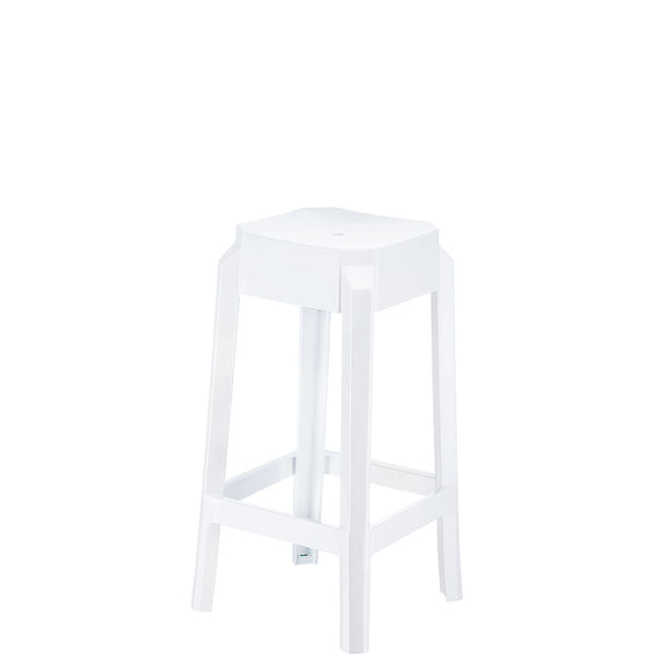 siesta fox outdoor bar stool 65cm white