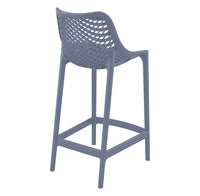 siesta air bar stool 65cm dark grey 4
