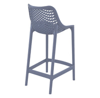 siesta air breakfast bar stool 65cm dark grey 4