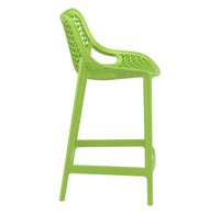 siesta air outdoor bar stool 65cm green 3