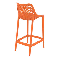 siesta air outdoor bar stool 65cm orange 3