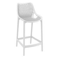 siesta air bar stool 65cm white 1