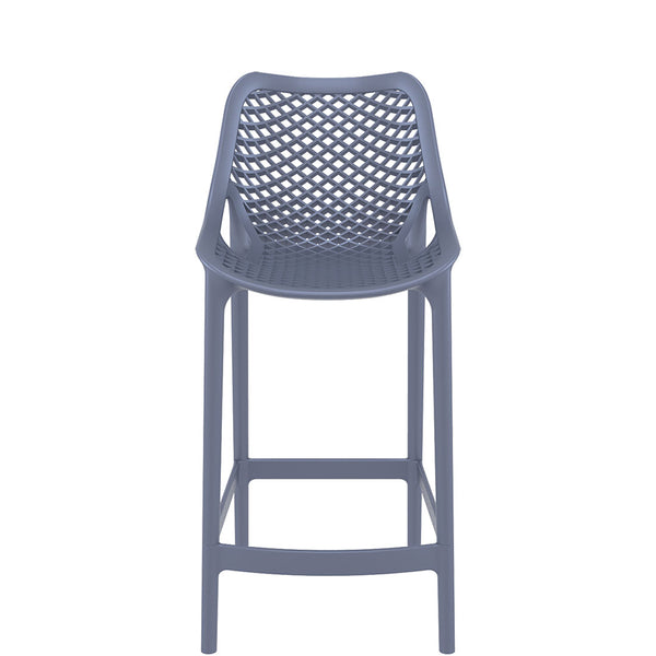air bar stool 65cm dark grey