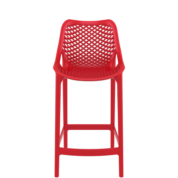 air bar stool 65cm red