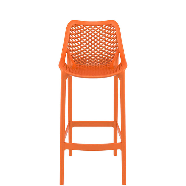 air bar stool 75cm orange