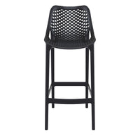 siesta air outdoor bar stool 75cm black 2
