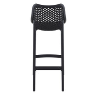 siesta air outdoor bar stool 75cm black 5