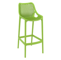 siesta air commercial bar stool green 1