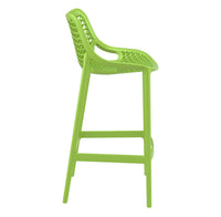 siesta air commercial bar stool green 2