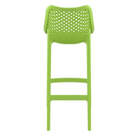 siesta air commercial bar stool green 4