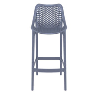 siesta air bar stool 75cm dark grey 5