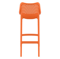 siesta air commercial bar stool orange 5