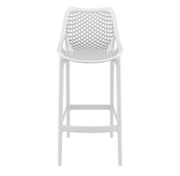 siesta air commercial bar stool white 5