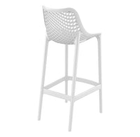 siesta air commercial bar stool white 3