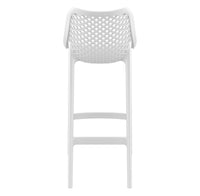 siesta air commercial bar stool white 4