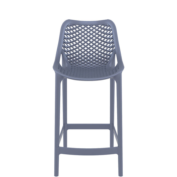 air kitchen bar stool dark grey