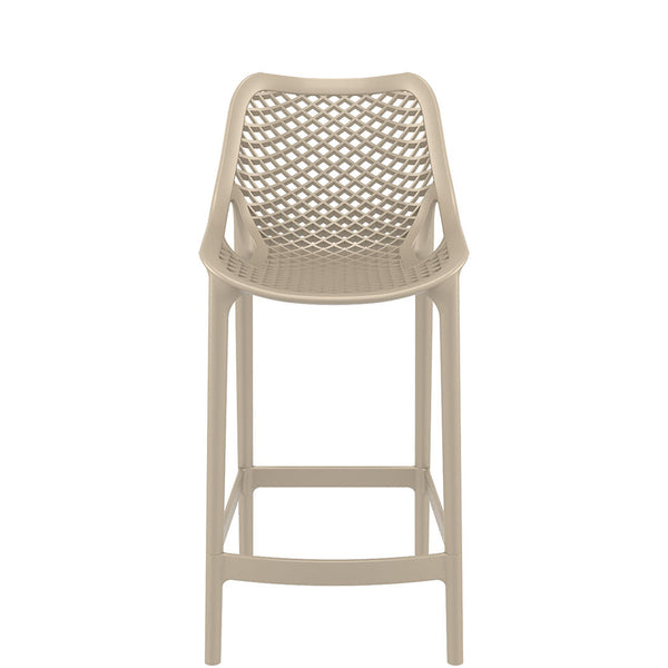 air outdoor bar stool 65cm taupe