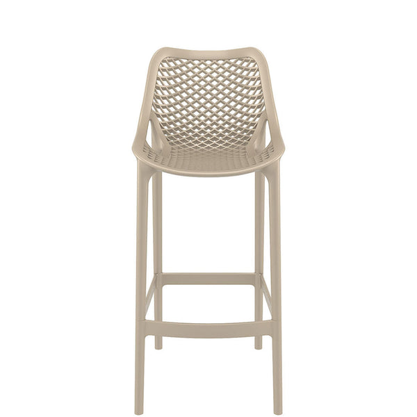 air outdoor bar stool 75cm taupe