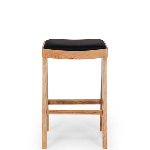 allegra upholstered bar stool natural oak 