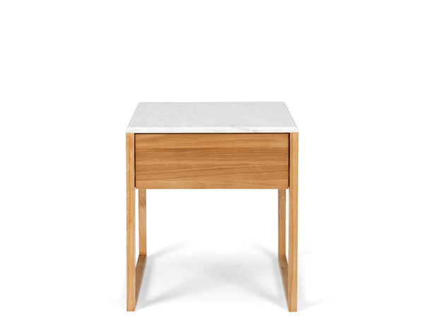 avon bedside table marble top