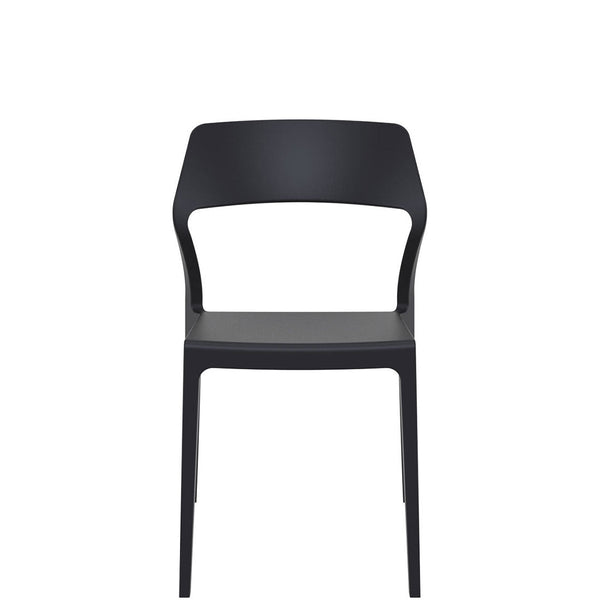 siesta snow outdoor chair black