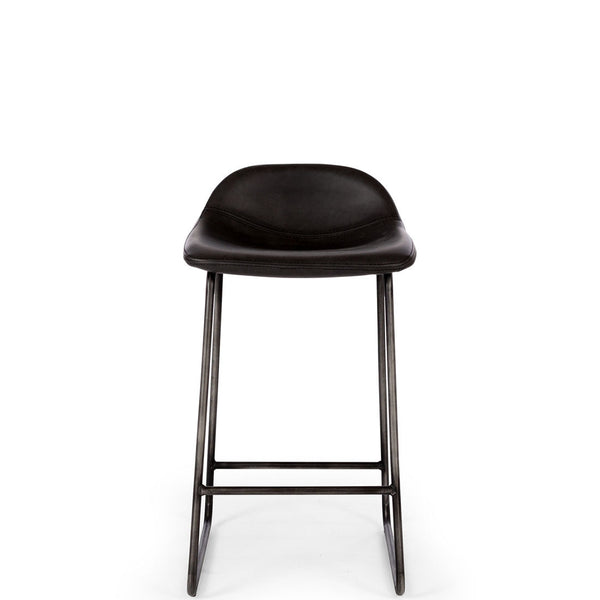 urban upholstered stool vintage black