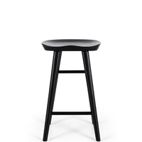 rivera bar stool black oak