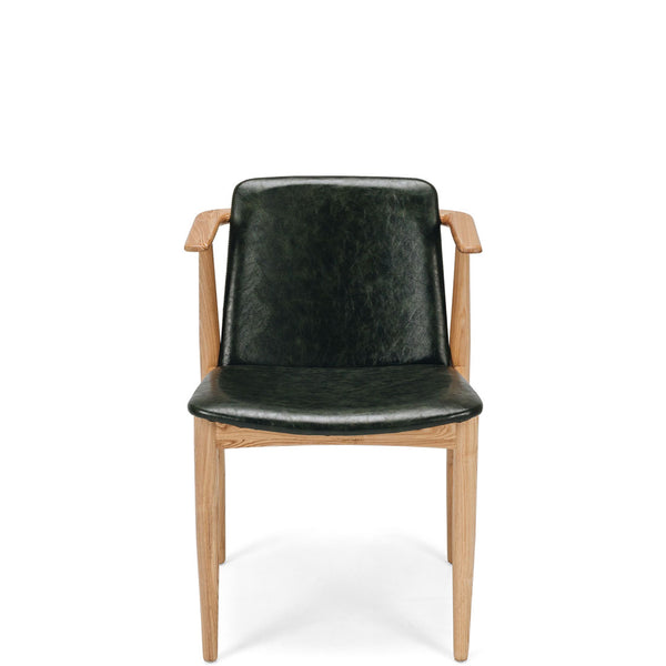 bella dining armchair green