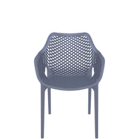 siesta air xl commercial chair dark grey