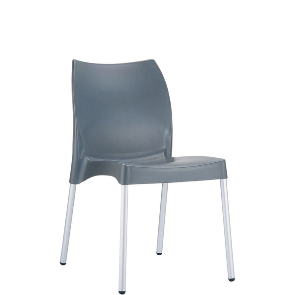 siesta vita outdoor chair dark grey