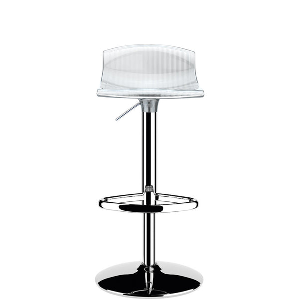 siesta aria bar stool transparent clear 