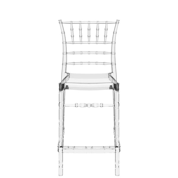 chiavari kitchen bar stool transparent clear