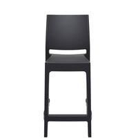 siesta maya bar stool 65cm black 2