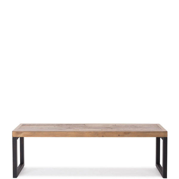 forged wooden bench