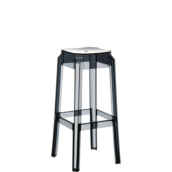 fox commercial bar stool transparent black