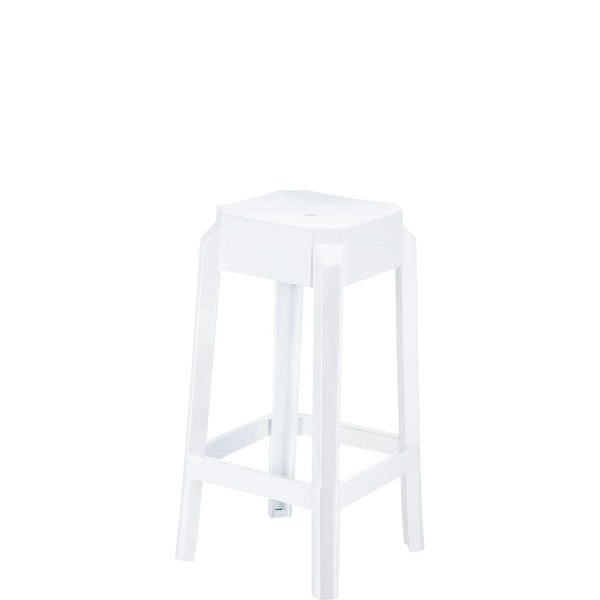fox kitchen bar stool gloss white